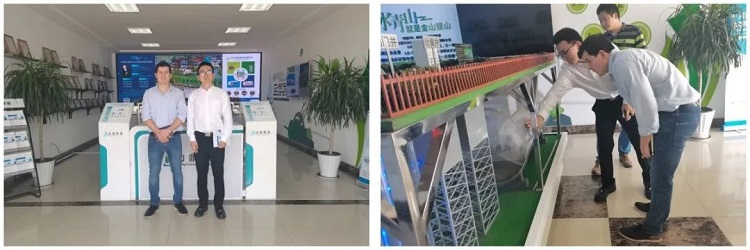 墨西哥海外客戶參觀我司污水處理設備廠區(qū)
